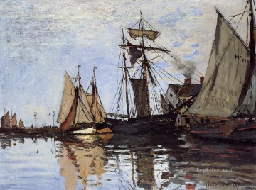  barco - Barcos en el puerto de Honfleur Claude Monet